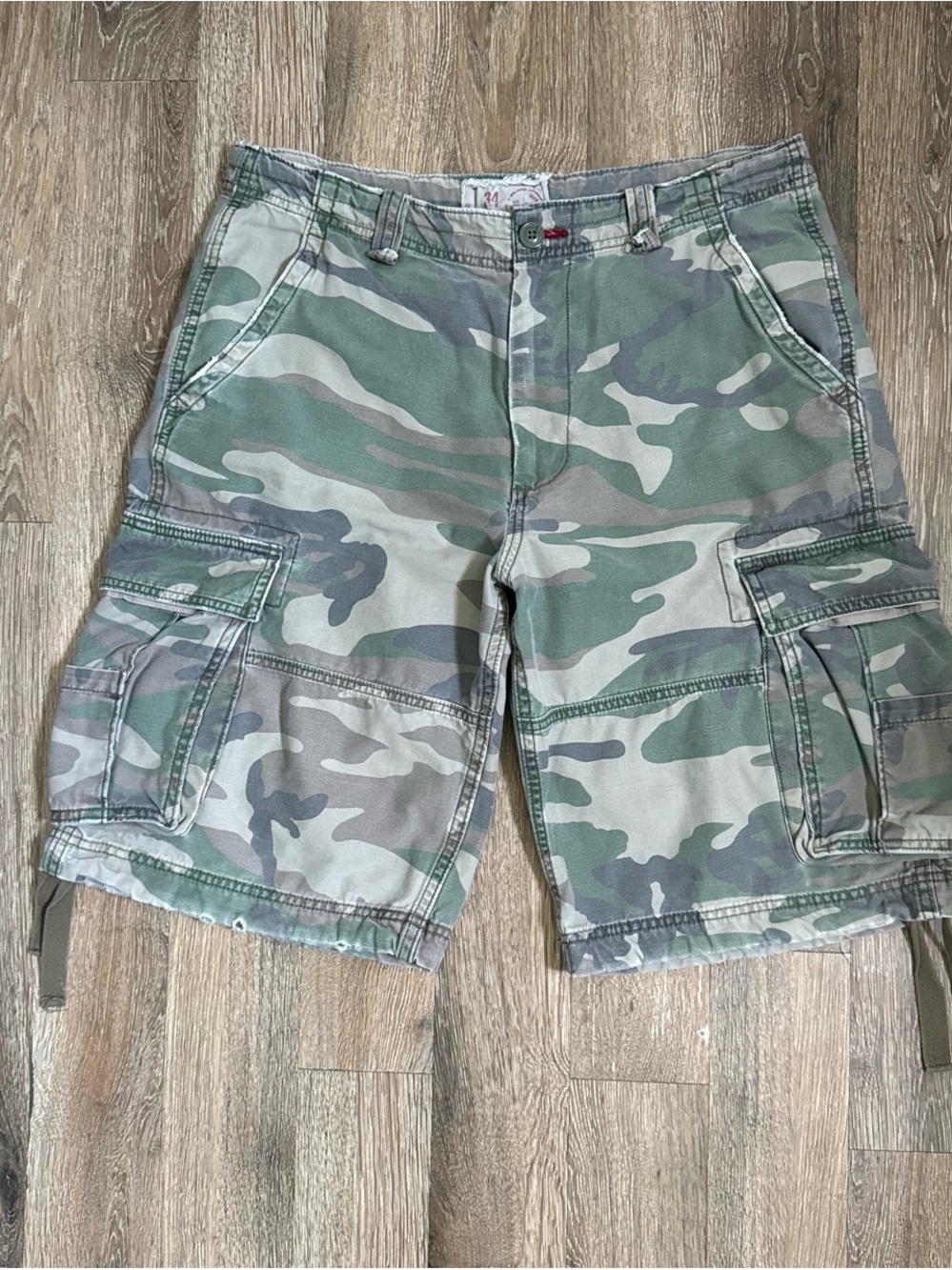 Men's Camo Cargo Shorts Woodland